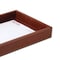 Dacasso Rustic Brown Leather Letter Tray AG-3201 - alternate 2